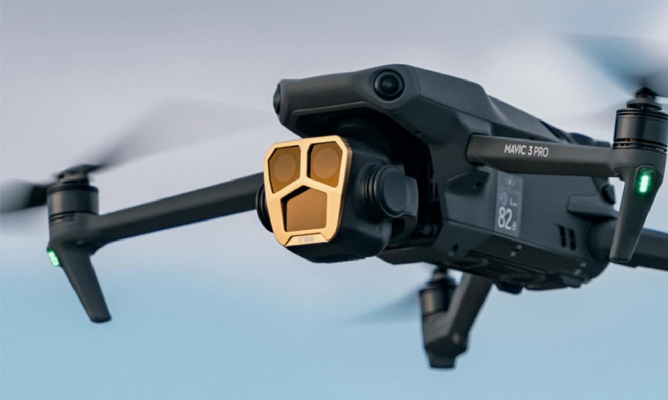 Zestaw trzech filtrów PolarPro Shutter do DJI Mavic 3 Pro - Grafika lifestyle