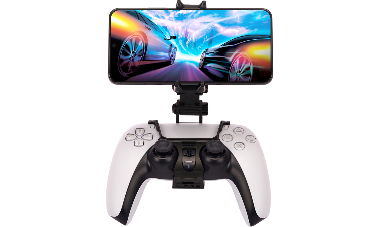 Uchwyt na telefon do pada DualSense / DualShock 4 PowerA MOGA - Zastosowanie