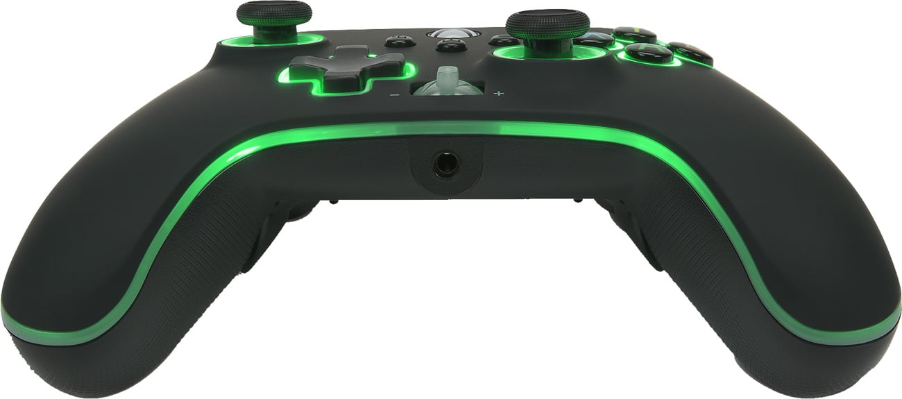 Kontroler przewodowy PowerA Enhanced Spectra Infinity do Xbox Series X|S - Widok od dołu pod kątem