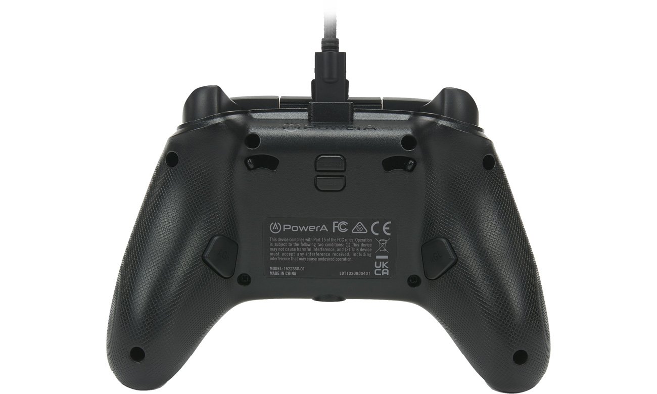 Kontroler przewodowy PowerA Enhanced Spectra Infinity do Xbox Series X|S - Widok od tyłu