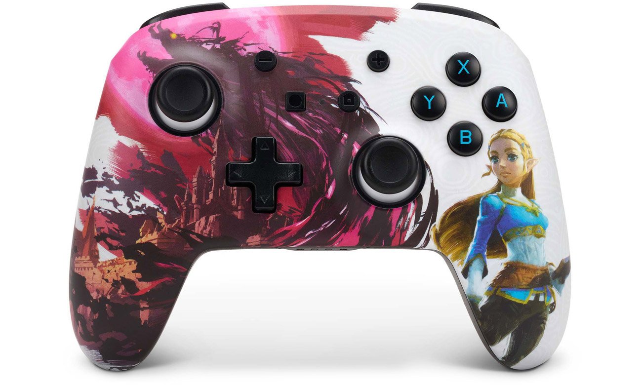 Pad bezprzewodowy PowerA Enhanced Zelda Blood Moon do Nintendo Switch - Widok od przodu