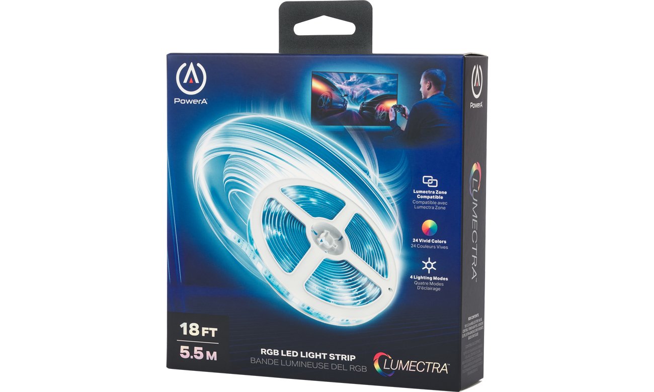 Taśma LED PowerA Lumectra RGB 5,5 m - Opakowanie