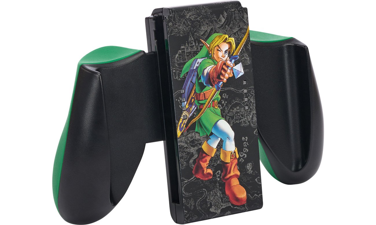 Uchwyt PowerA Grip Zelda - Strzelec z Hyrule do Joy-Con - Widok od przodu pod kątem