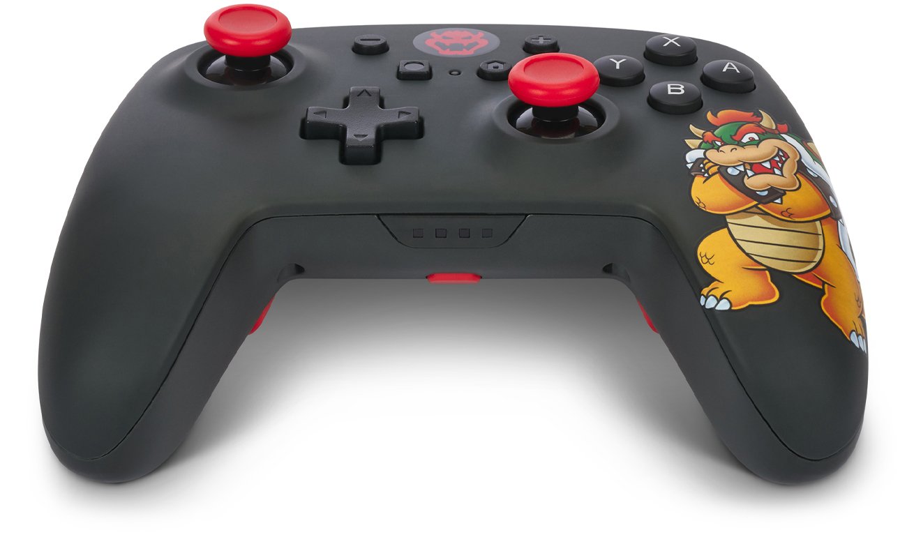 Kontroler PowerA King Bowser do Nintendo Switch - Widok od dołu pod kątem