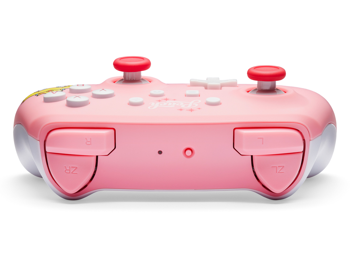 Kontroler PowerA Princess Peach Pink do Nintendo Switch - Widok od góry