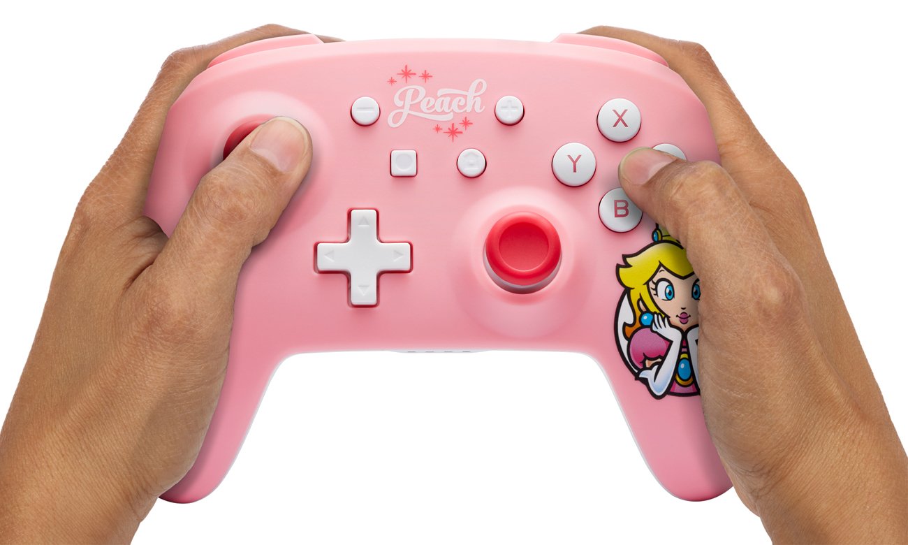 Kontroler PowerA Princess Peach Pink do Nintendo Switch - Grafika lifestyle