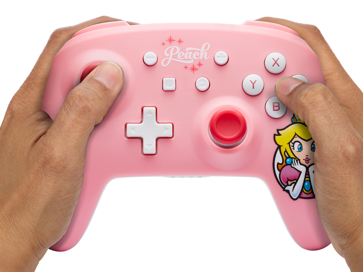 Kontroler PowerA Princess Peach Pink do Nintendo Switch - Grafika lifestyle