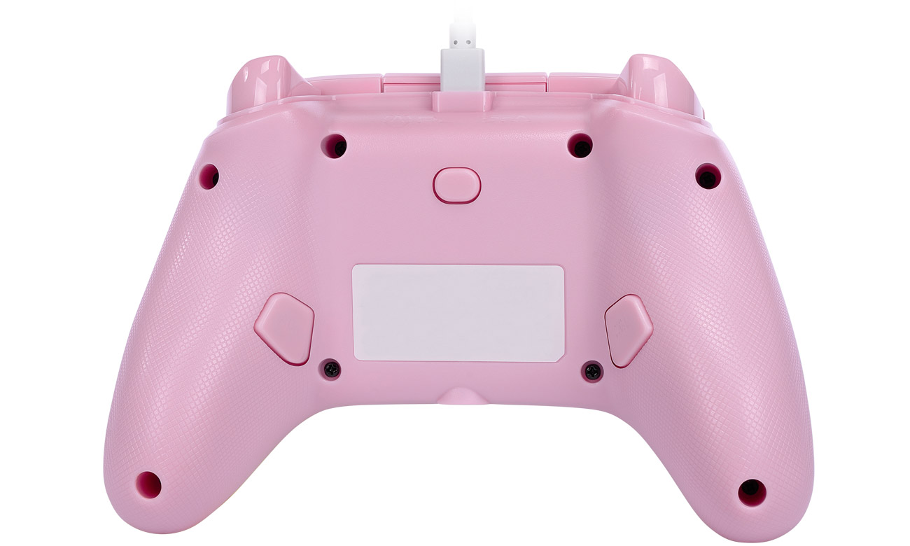 Pad przewodowy PowerA Enhanced Pink Lemonade do Xbox Series X|S - Widok od tyłu