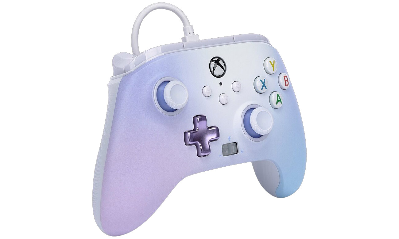 Pad przewodowy PowerA Enhanced Pastel Dream do Xbox Series X|S - Widok od przodu pod kątem