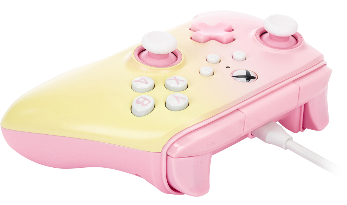 PowerA Advantage Pink Lemonade do PC/Xbox - Widok od góry pod kątem