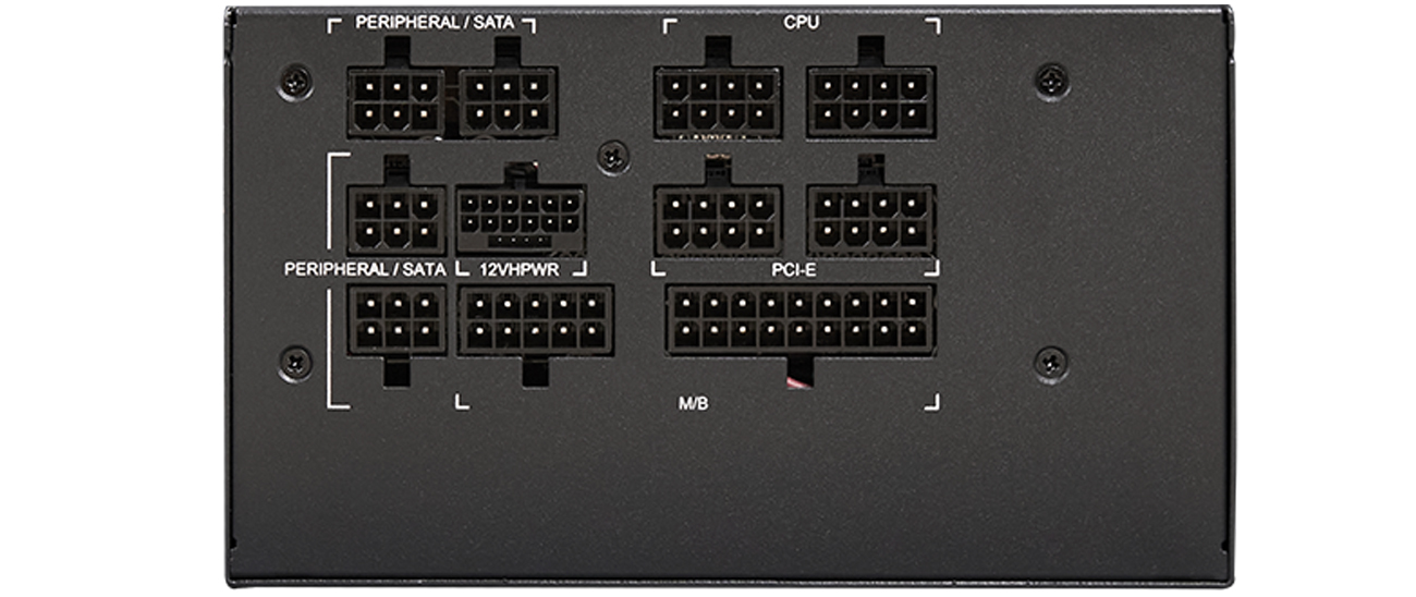 Chieftec Polaris 1250W ATX 3.0 okablowanie