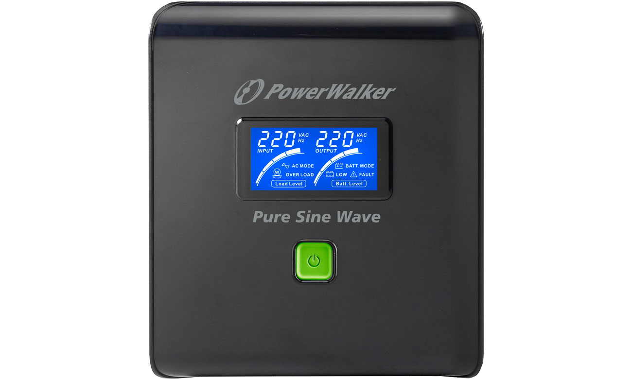 Power Walker VI 1000 PSW FR Wyświetlacz LCD