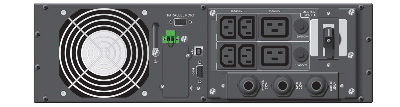 Zasilacz UPS Power Walker VFI PRT HID ON-LINE