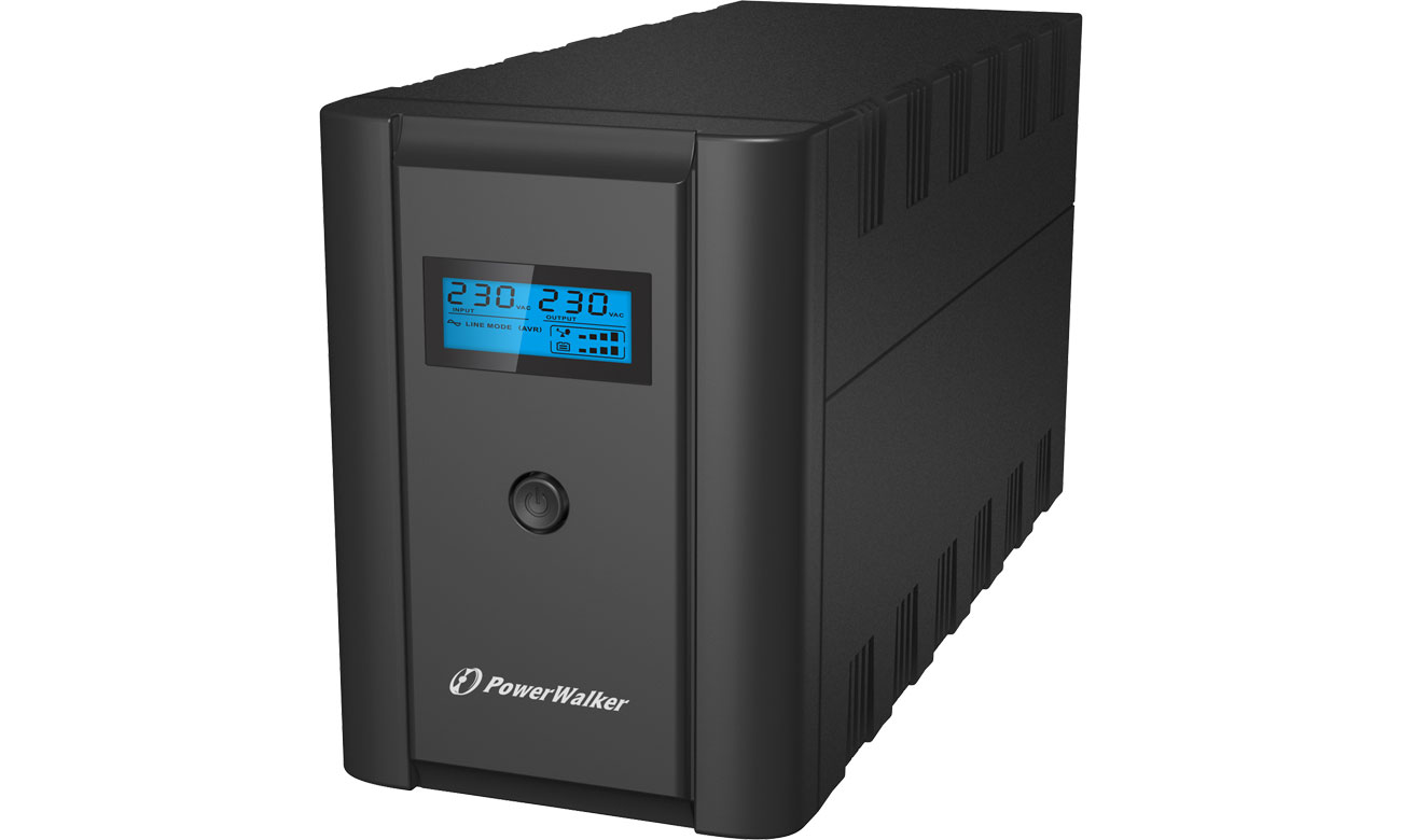 Zasilacz awaryjny (UPS) Power Walker LINE-INTERACTIVE (1200VA/600W, 2x IEC/Schuko, AVR) VI 1200 SHL