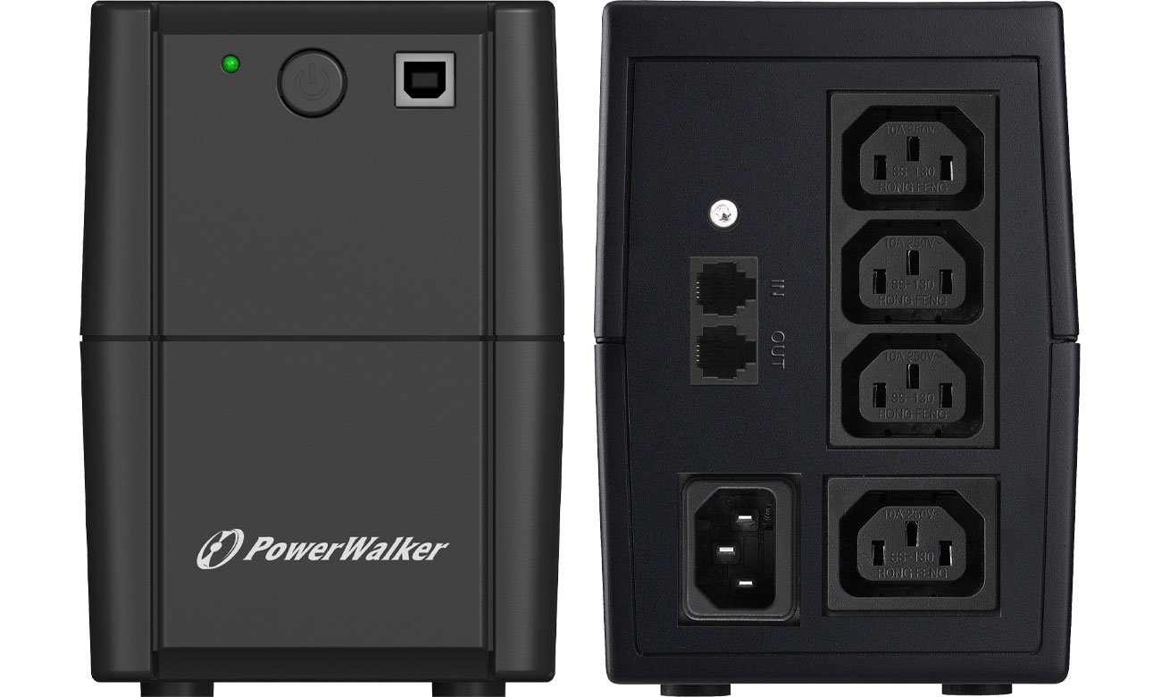Zasilacz awaryjny (UPS) Power Walker LINE-INTERACTIVE (650VA/360W, 4xPL, USB, AVR) VI 650 SH IEC