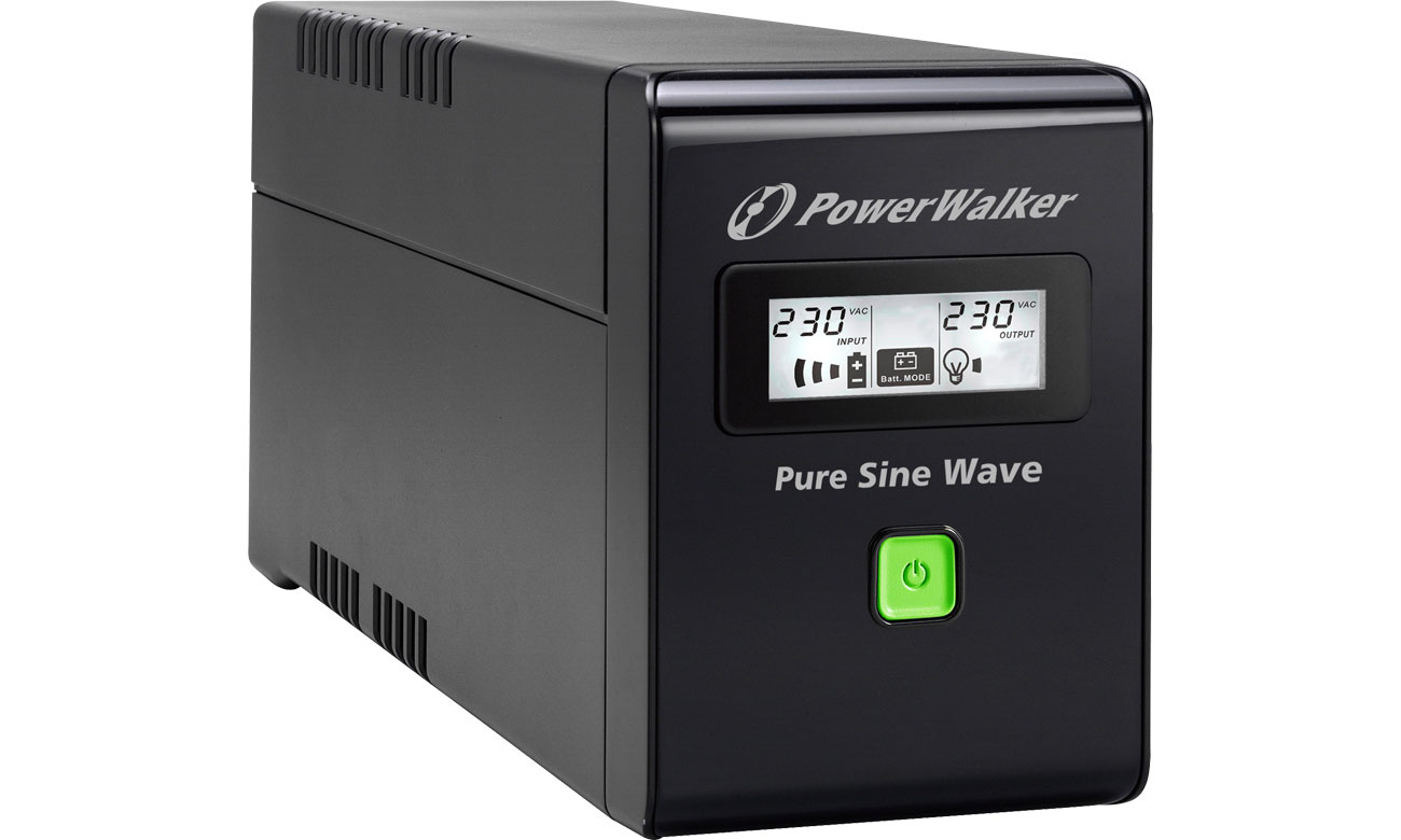 Zasilacz awaryjny (UPS) Power Walker VI 800 SW (800VA/480W) 2xSchuko USB LCD VI 800 SW