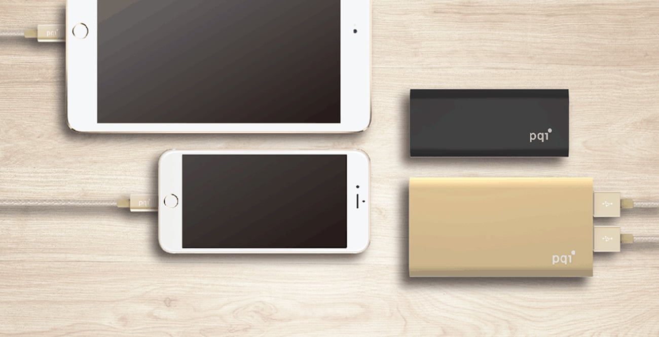 PQI Power Bank 6000 mAh ładowanie dwóch urządzeń
