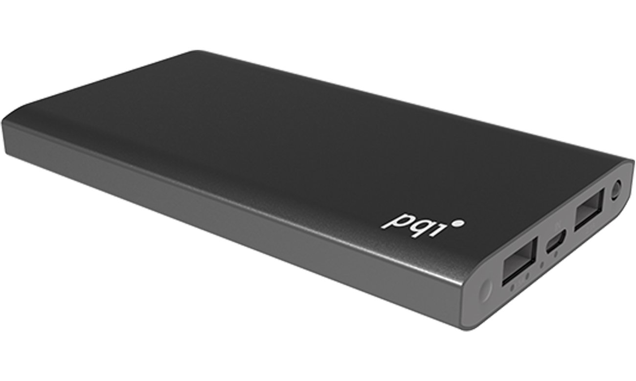 PQI Power Bank 12000 mAh szary