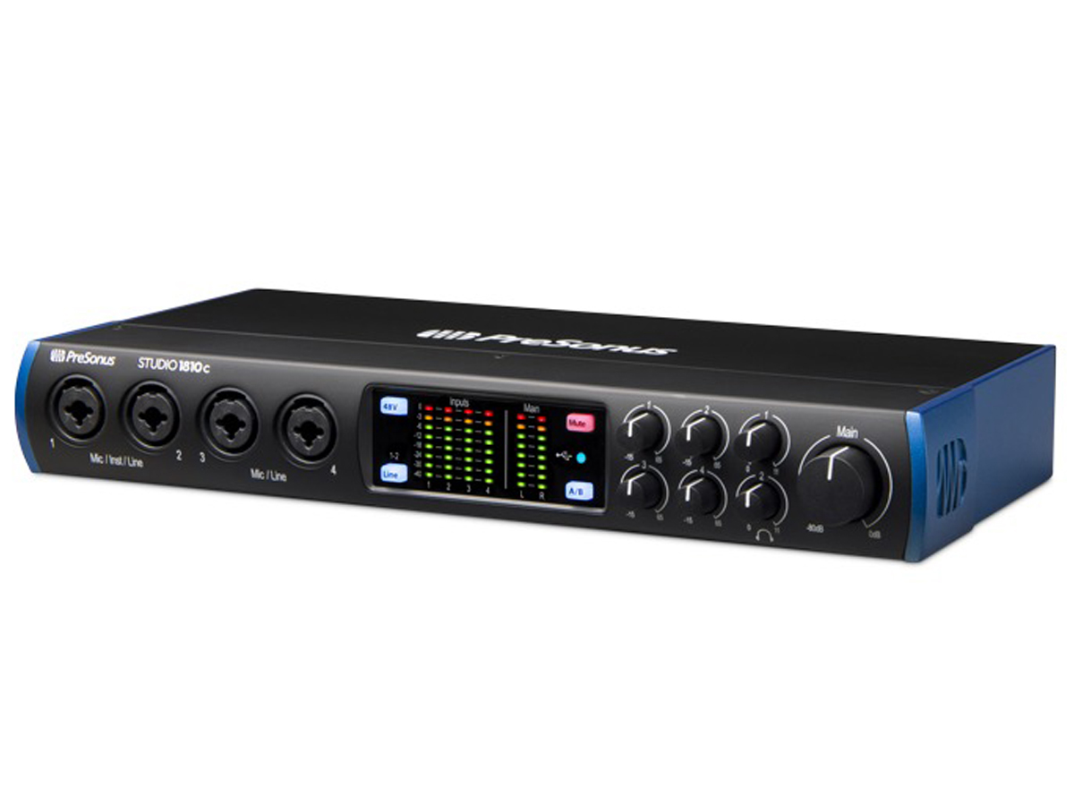 Interfejs audio PreSonus Studio 1810c USB-C - Widok ogólny