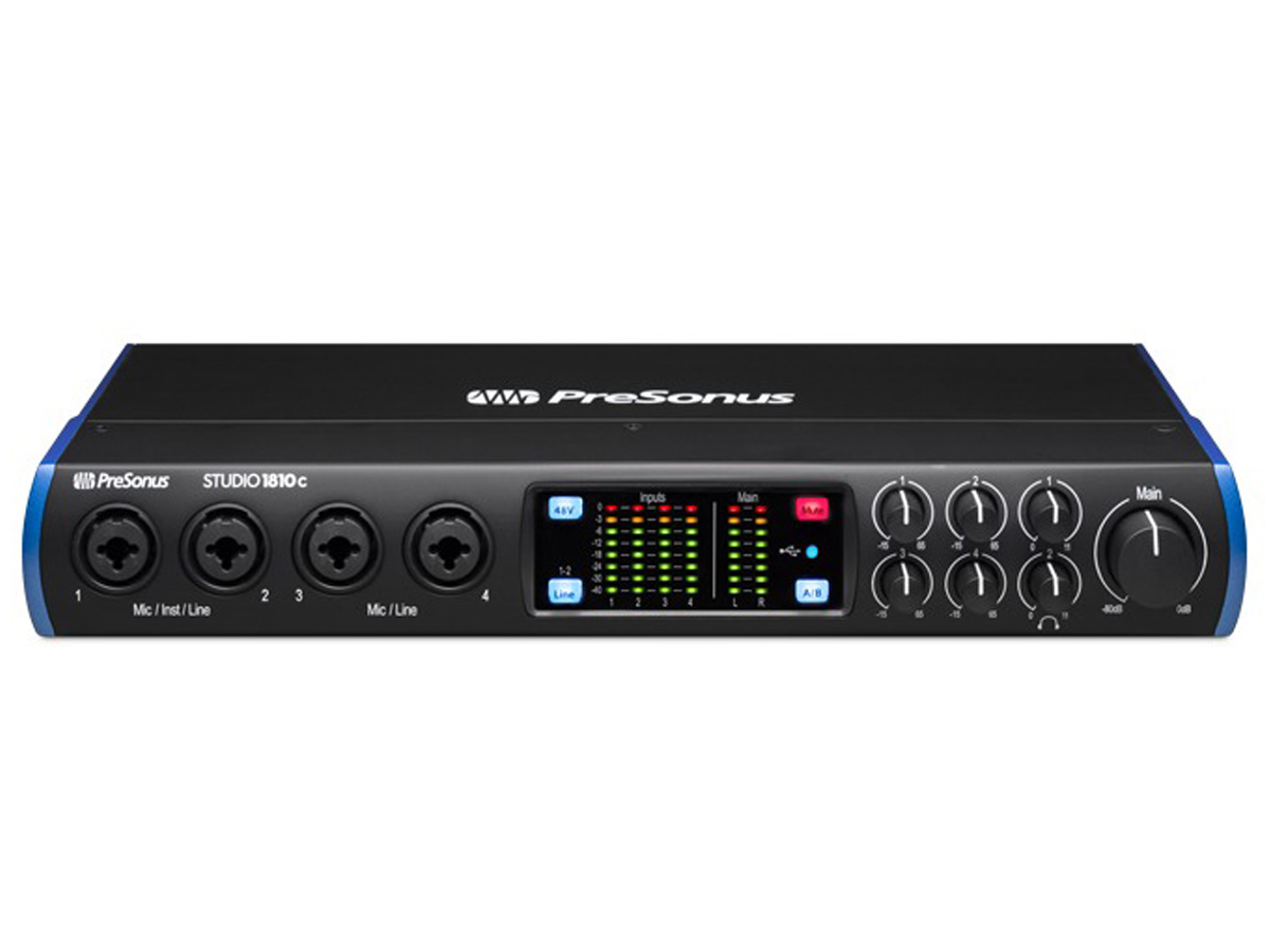 Interfejs audio PreSonus Studio 1810c USB-C - Widok ogólny