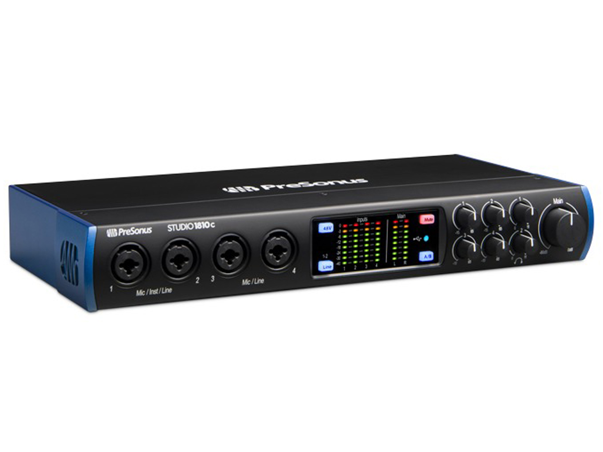 Interfejs audio PreSonus Studio 1810c USB-C - Widok ogólny