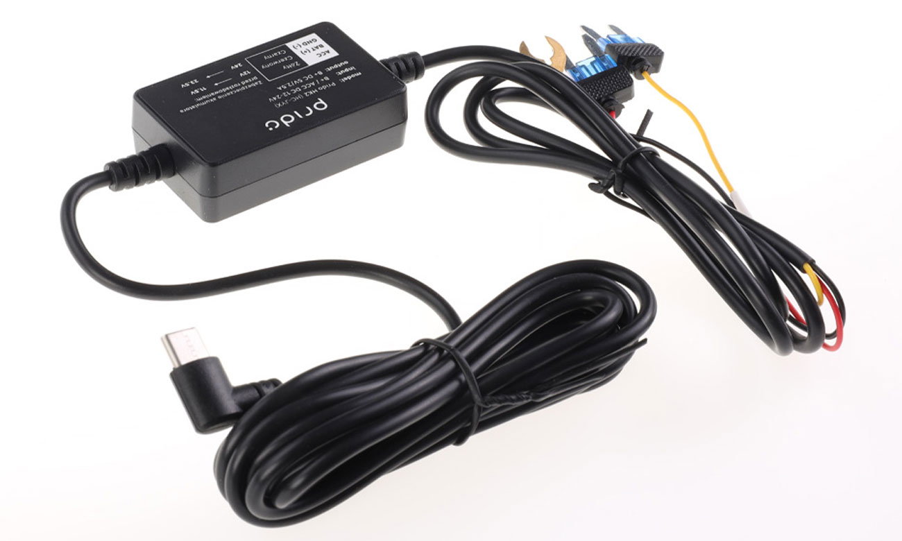 Zestaw zasilający Prido HK2 Hardwire Kit do wideorejestratora Easy - Widok ogólny, grafika z tłem