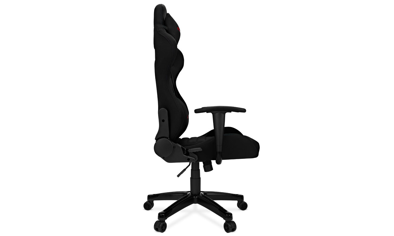 Fotel gamingowy Pro-Gamer AGURI PLUS Czarny - Widok z boku