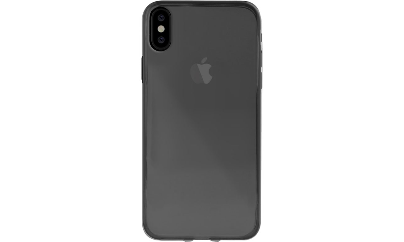 Etui Puro 0.3 Nude do iPhone X Czarny Przezroczysty