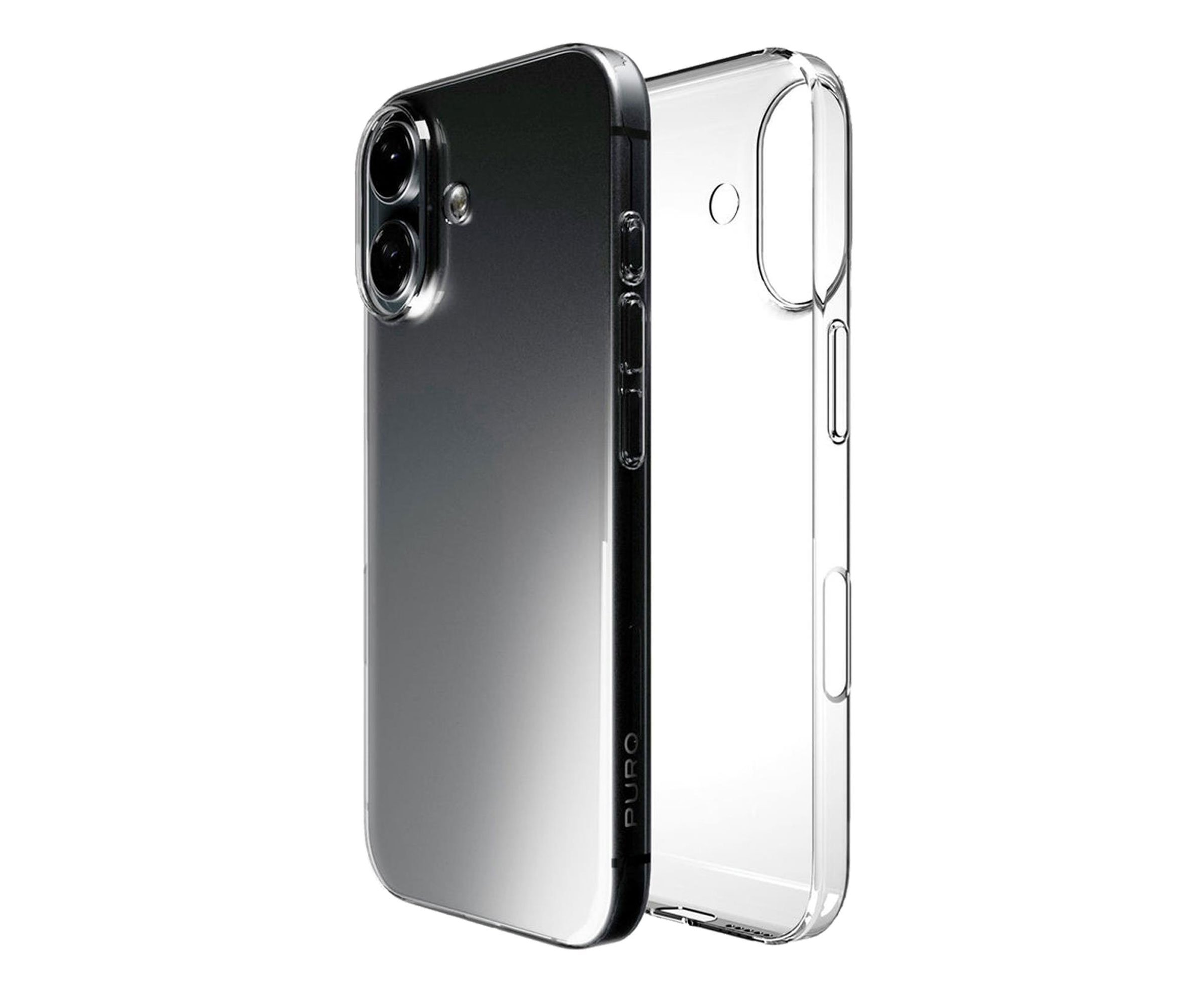 Puro 0.3 Nude do iPhone 16 – przezroczyste i lekkie etui