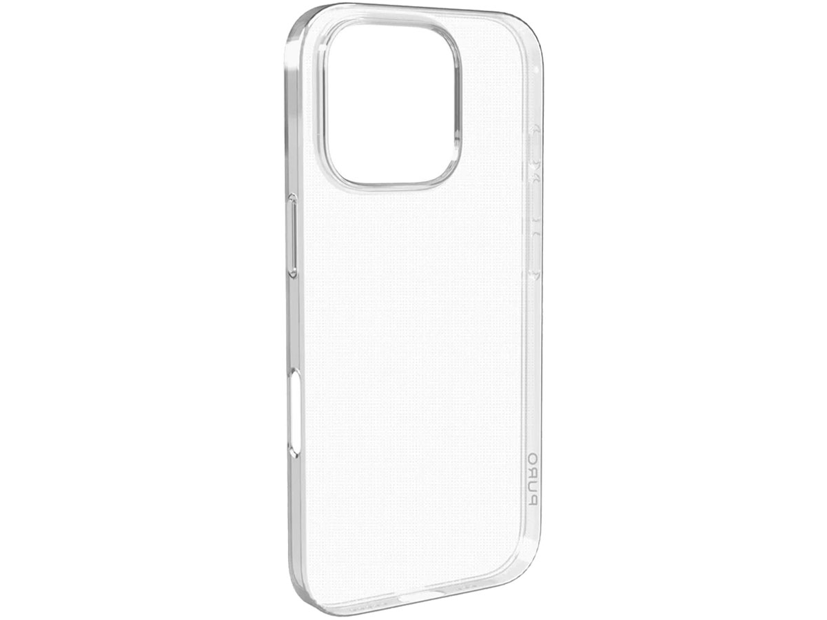Puro 0.3 Nude do iPhone 16 Pro – przezroczyste i lekkie etui