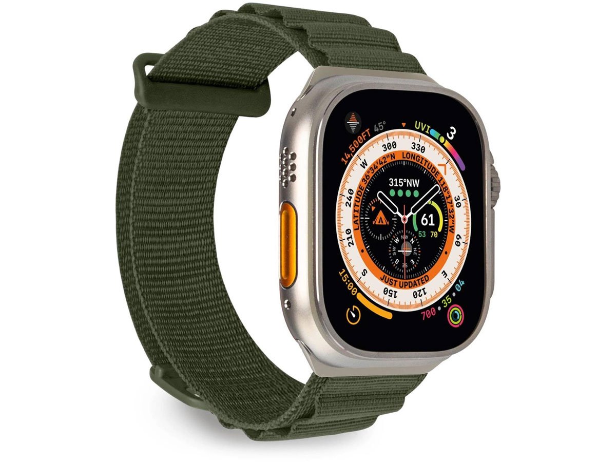 Puro Extreme do Apple Watch 42 / 44 / 45 / 49 mm ciemnozielony