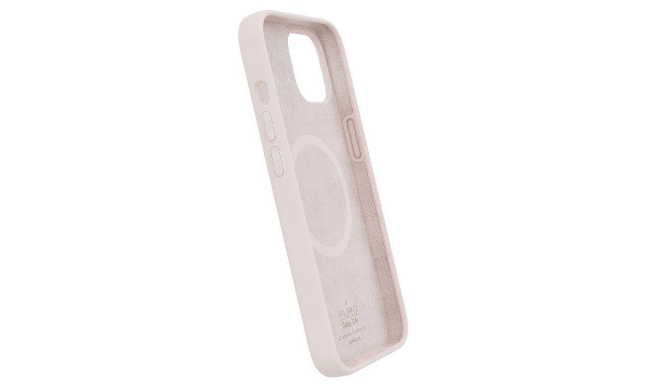Etui Puro Icon Mag Pro MagSafe do iPhone 13 / 14 różowe
