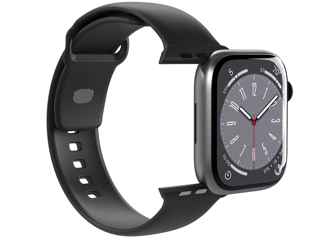 Pasek Puro Icon do Apple Watch 38 / 40 / 41 mm - czarny (2 szt.)
