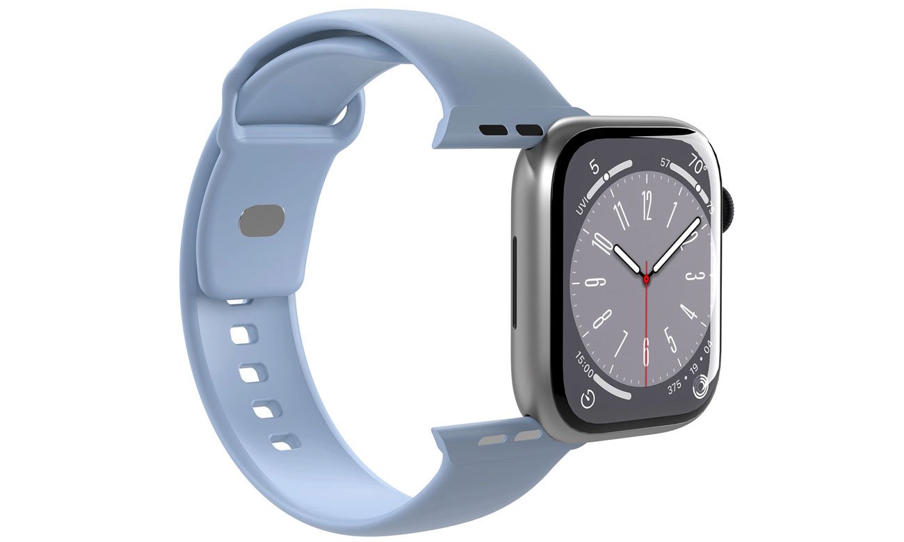 Pasek Puro Icon do Apple Watch 38 / 40 / 41 mm - jasnoniebieski (2 szt.)