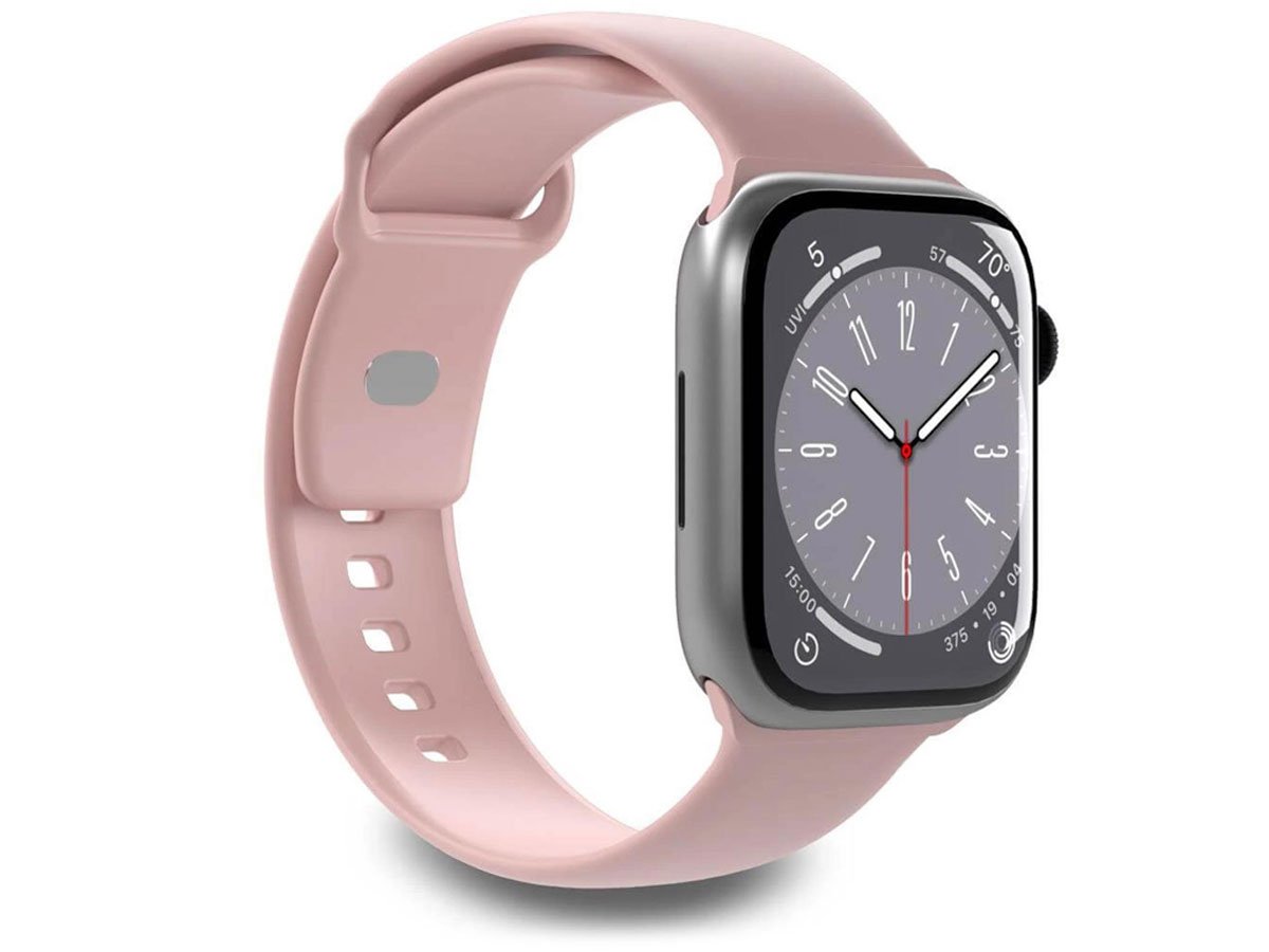 Pasek Puro Icon do Apple Watch 38 / 40 / 41 mm - różowy (2 szt.)