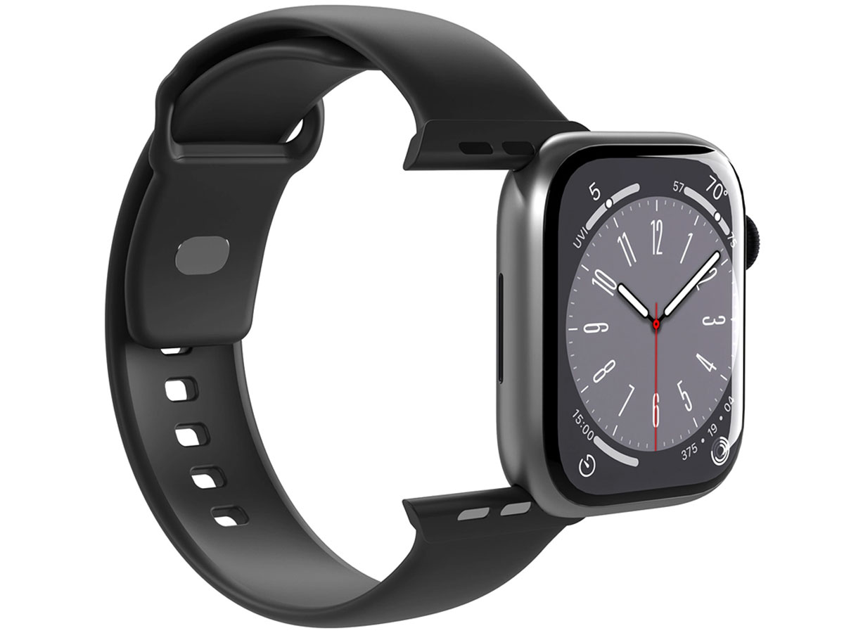 Pasek Puro Icon do Apple Watch 42 / 44 / 45 / 49 mm - czarny (2 szt.)