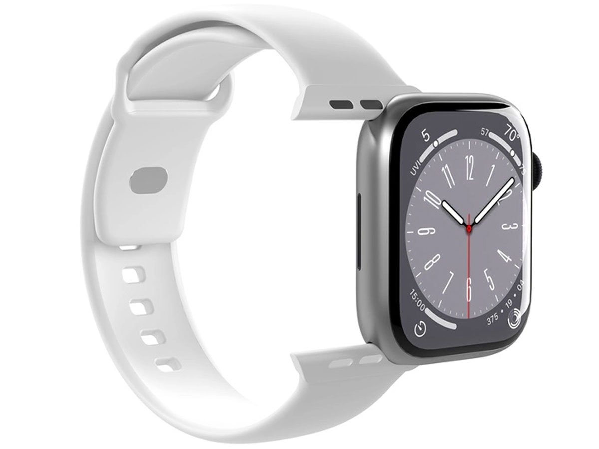 Pasek Puro Icon do Apple Watch 42 / 44 / 45 / 49 mm - biały (2 szt.)