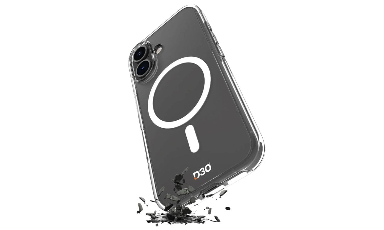 Puro Impact Clear do iPhone 16x - przezroczyste