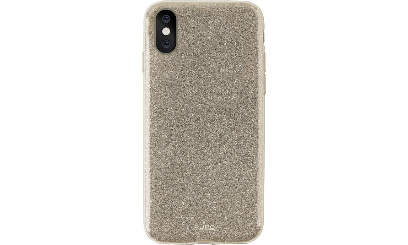 Etui Puro Glitter Shine Cover do iPhone X Gold IPCXSHINEGOLD