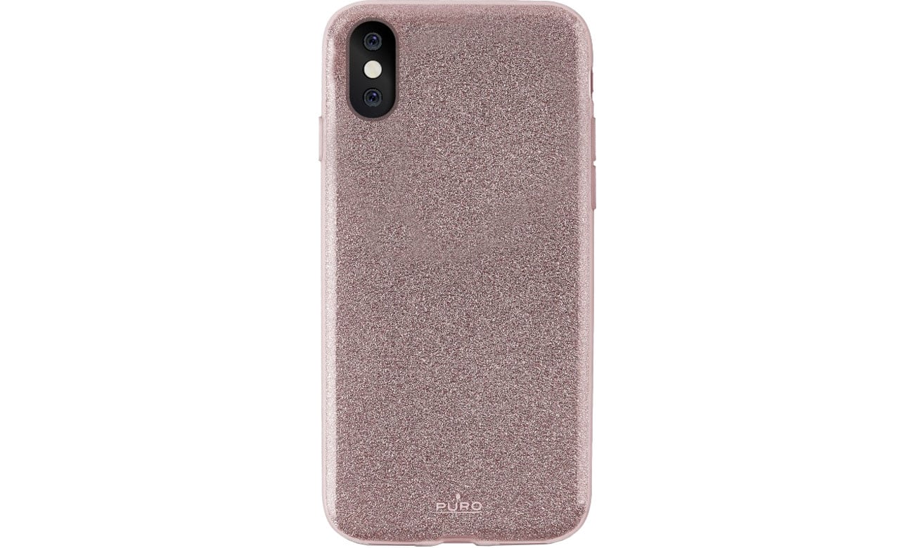 Etui Puro Glitter Shine Cover do iPhone X Rose Gold IPCXSHINERGOLD