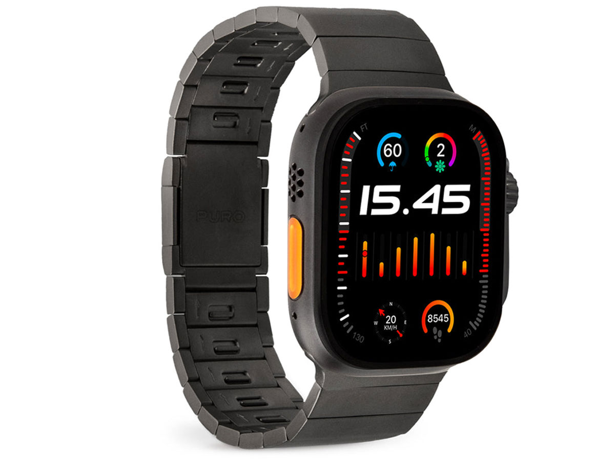 Puro TITAN ze stali nierdzewnej do Apple Watch 42 / 44 / 45 / 49 mm