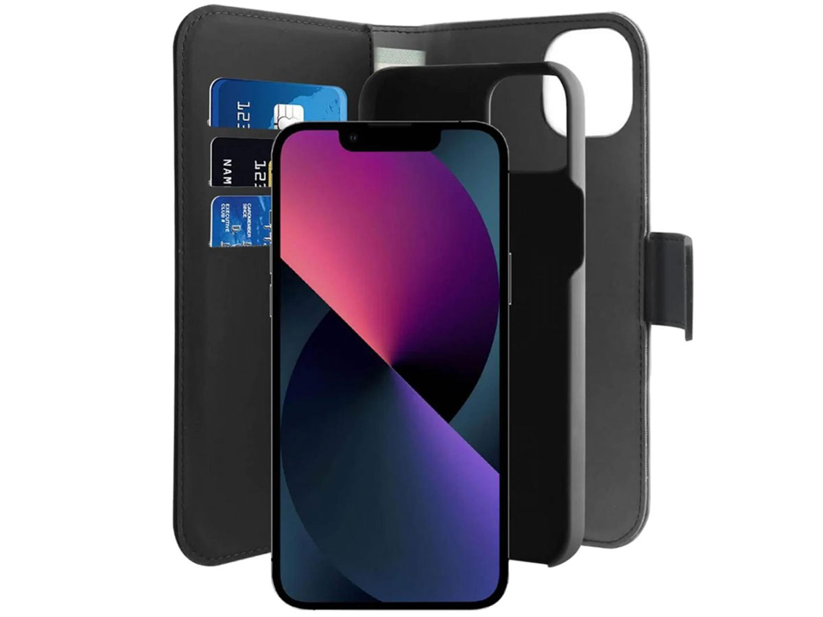 Puro Wallet Detachable MagSafe 2w1 z klapką i portfelem do iPhone 14