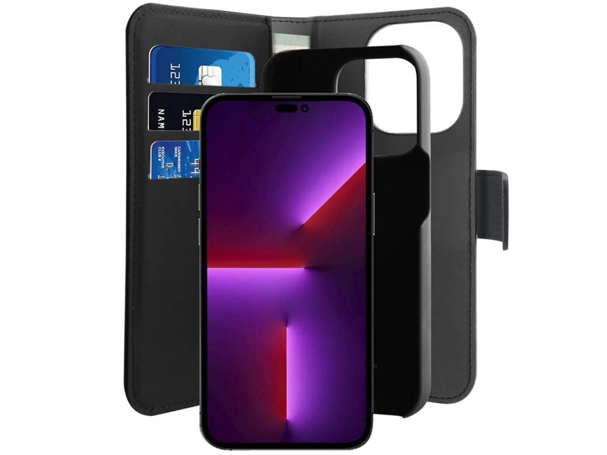 Puro Wallet Detachable MagSafe 2w1 z klapką i portfelem do iPhone 14 Pro Max