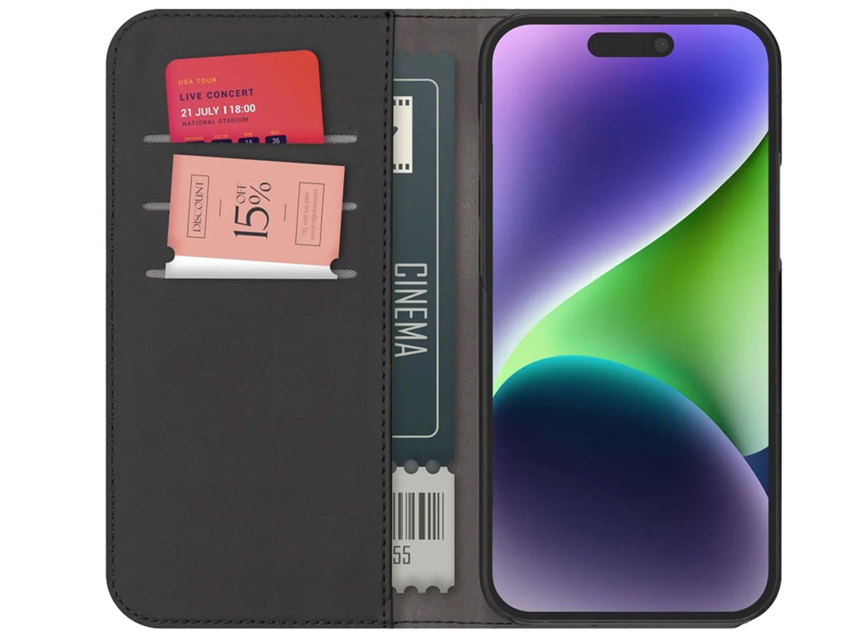 Puro Wallet Detachable MagSafe 2w1 z klapką i portfelem do iPhone 15 Pro