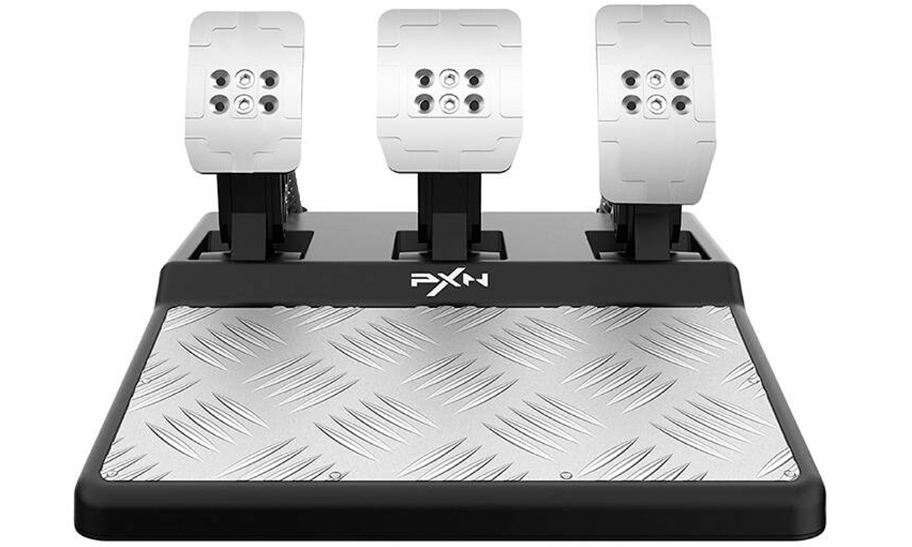 Pedały PXN A3 do PC, PS3, PS4, Xbox One i Nintendo Switch - Widok od przodu