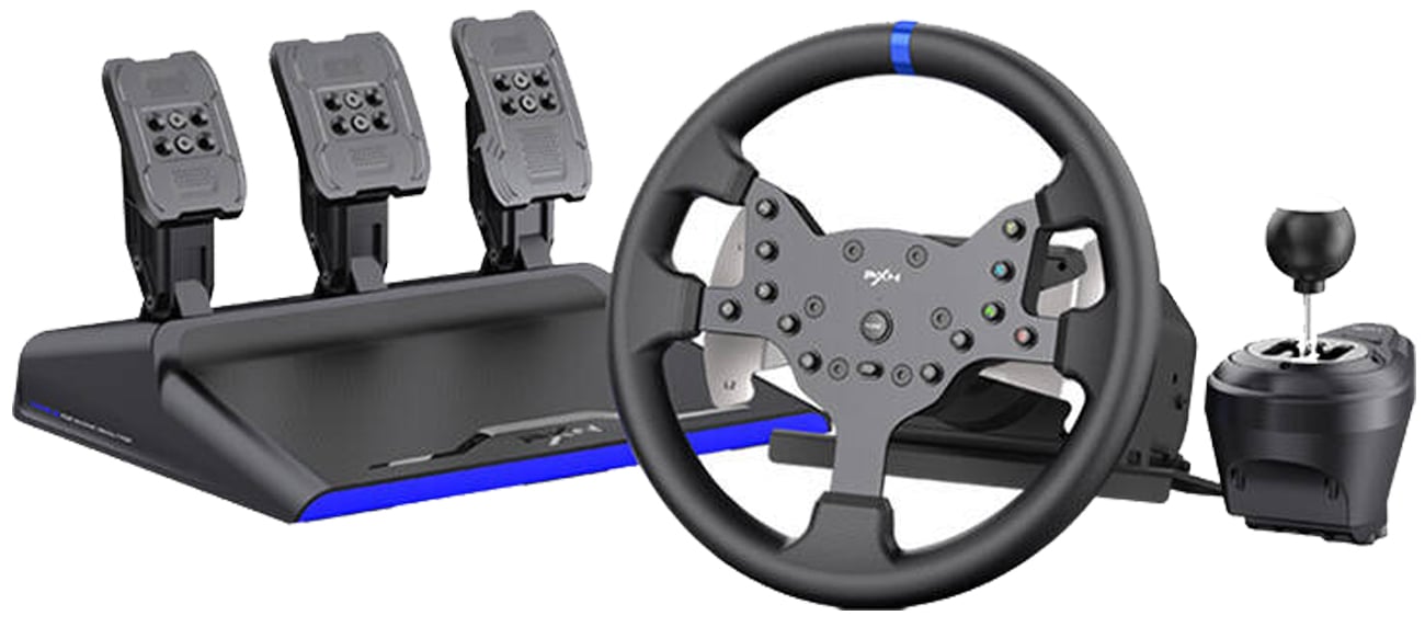 Kierownica do gier PXN V99 do PC, PS3, PS4, Xbox One i Nintendo Switch - Zawartość zestawu