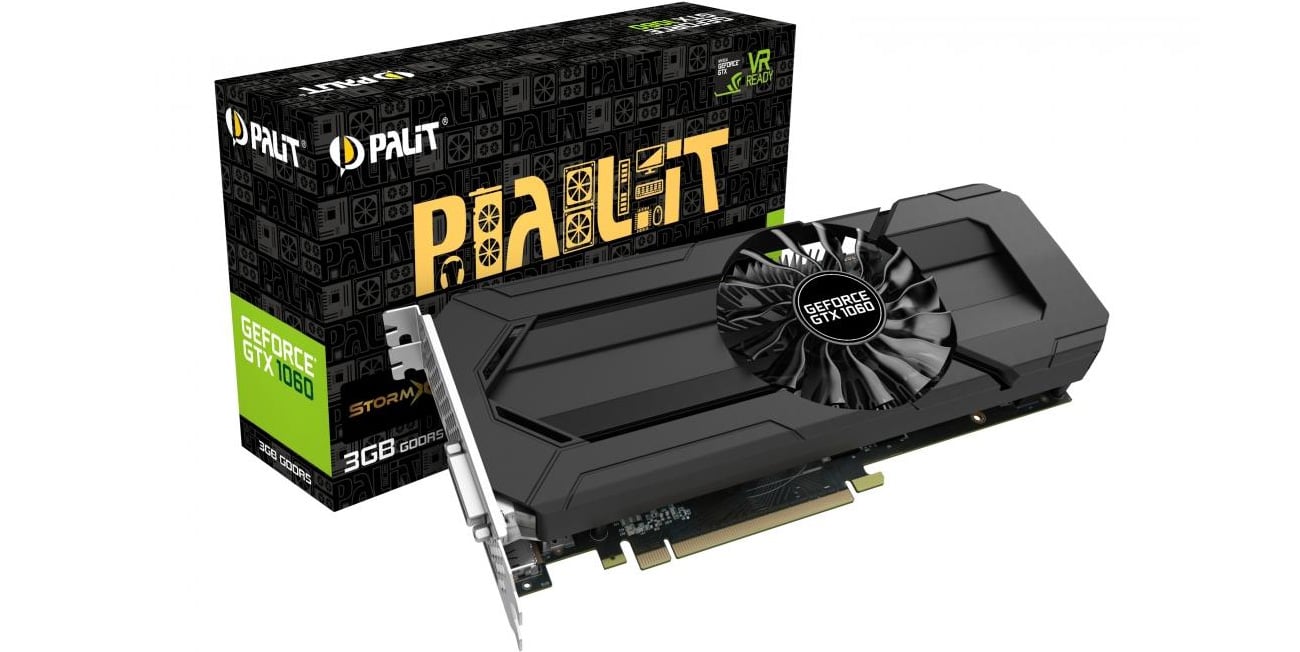 Palit GeForce GTX 1060 StormX OC 3GB GDDR5 - Karty graficzne ...