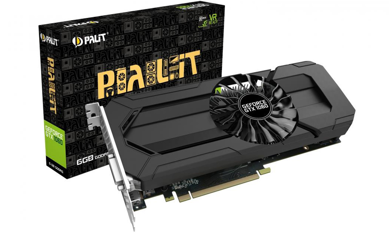 Palit GeForce GTX 1060 StormX 6 GB GDDR5 - Karty graficzne NVIDIA 