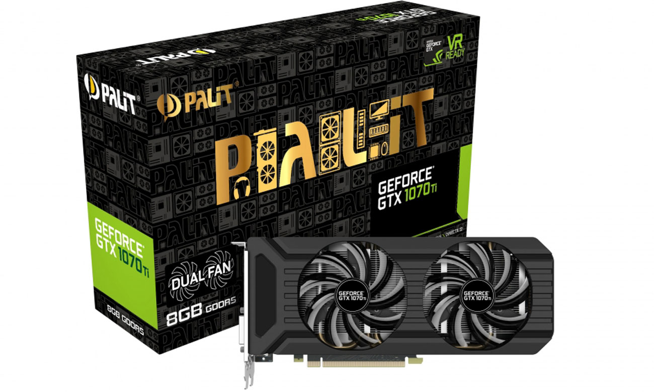 Palit GeForce GTX 1070 Ti DUAL 8GB GDDR5 - Karty graficzne NVIDIA ...