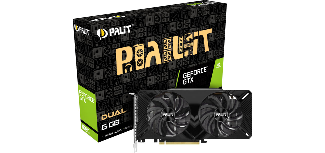 Karta graficzna Palit GeForce GTX 1660 Dual 6GB GDDR5